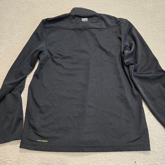 NHL Reebok Center Ice Chicago Blackhawks 1/4 Zip Track Jacket Men's Sz M - Picture 7 of 12